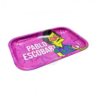 Bandeja Metálica para Liar - Plata o Plomo - Mediana 27,5 x 17,5 cm.