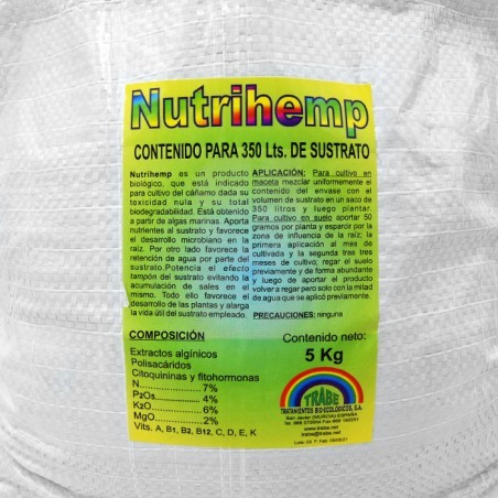 Nutrihemp de 5 kg. TRABE