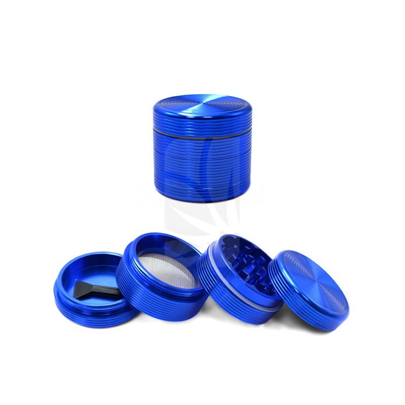 Grinder Ripple 4 Partes 40mm. Azul Grinder Ripple 4 Partes 40mm. Azul
