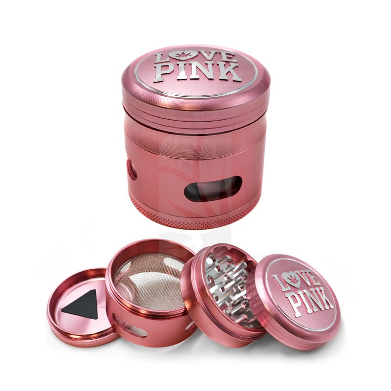 Grinder LOVE PINK 4 partes 63 mm.