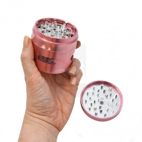 Grinder LOVE PINK 4 partes 63 mm.