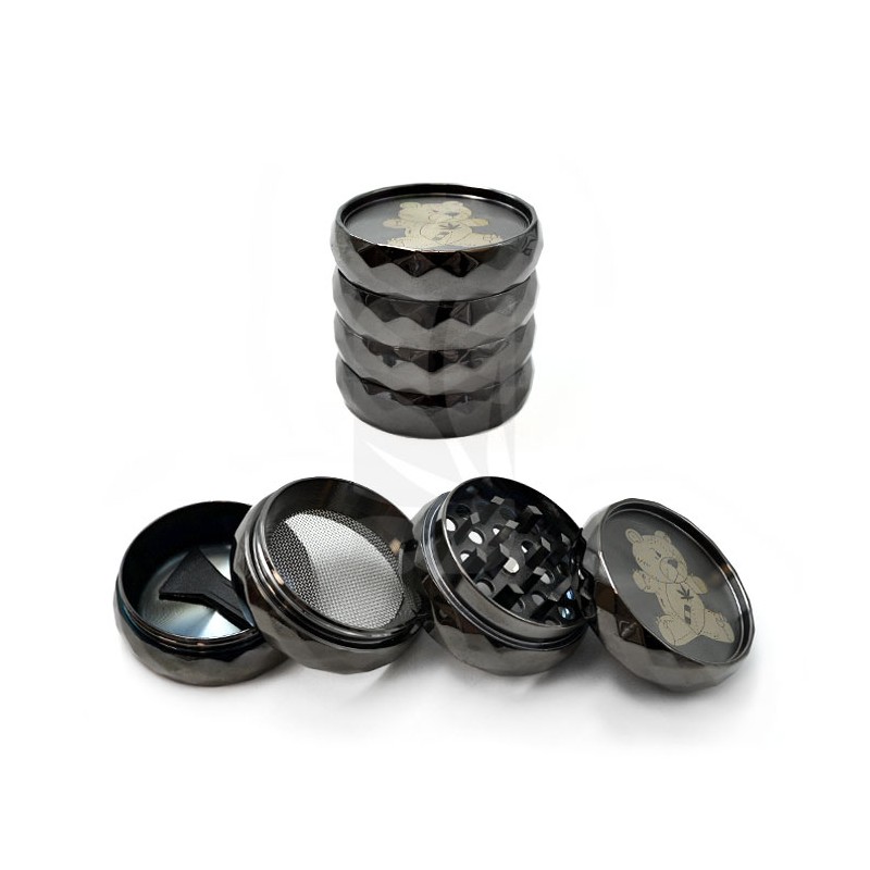 4-Part Black Grinder 40 mm