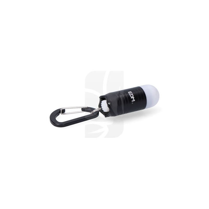Linterna llavero con mosquetón 1 LED Linterna llavero con mosquetón 1 LED