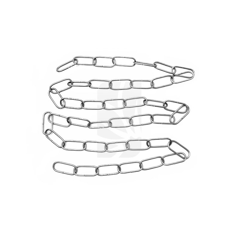 Cadena Genovesa 18x39 DIAM 2.8mm. 150 cm. Cadena Genovesa 18x39 DIAM 2.8mm. 150 cm.