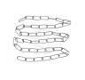 Cadena Genovesa 18x39 DIAM 2.8mm. 150 cm. Cadena Genovesa 18x39 DIAM 2.8mm. 150 cm.