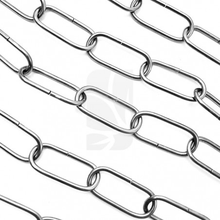 Chaîne Génoise 18x39 Diamètre 2,8 mm – 150 cm