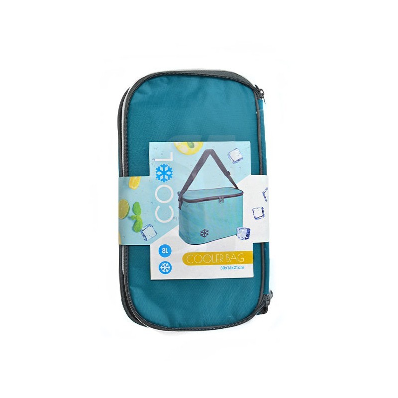 Bolsa tipo nevera 8 litros 30x16x21.5 cm. Bolsa tipo nevera 8 litros 30x16x21.5 cm.