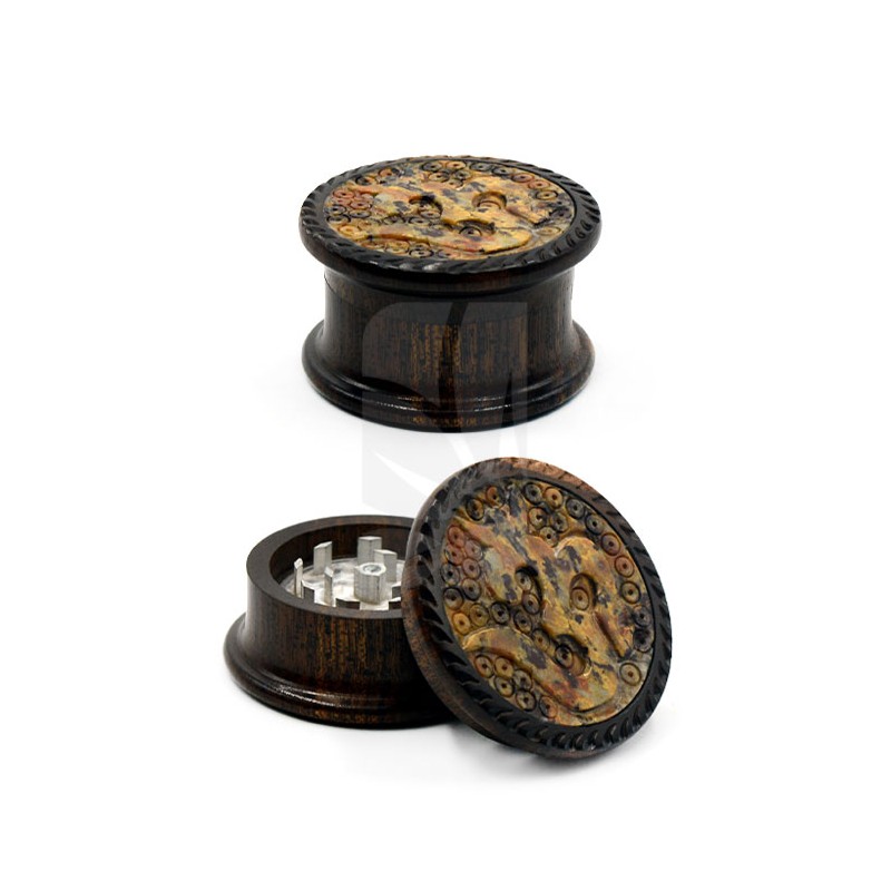 Grinder in Legno, Pietra e Alluminio HQ 50 mm – 2 Parti Grinder in Legno, Pietra e Alluminio HQ 50 mm – 2 Parti