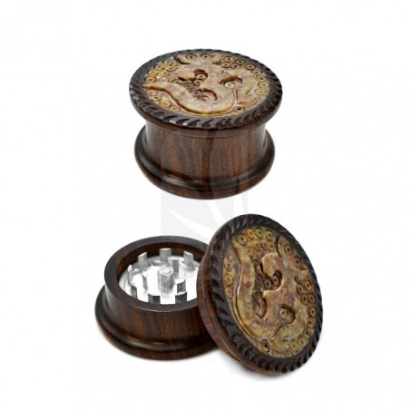 Om Grinder in Wood, Stone and Aluminum in 2 Parts ✨