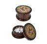 Grinder madera, piedra y aluminio Om, 2 partes 53x30mm Grinder madera, piedra y aluminio Om, 2 partes 53x30mm