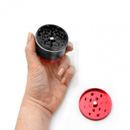 4-teiliger Amsterdam Aluminium-Grinder 55 mm