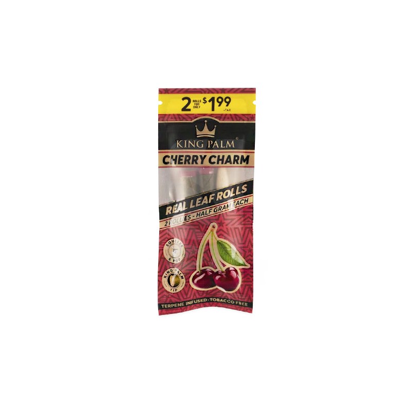 King Palm Cherry Charm 2 Rollies King Palm Cherry Charm 2 Rollies