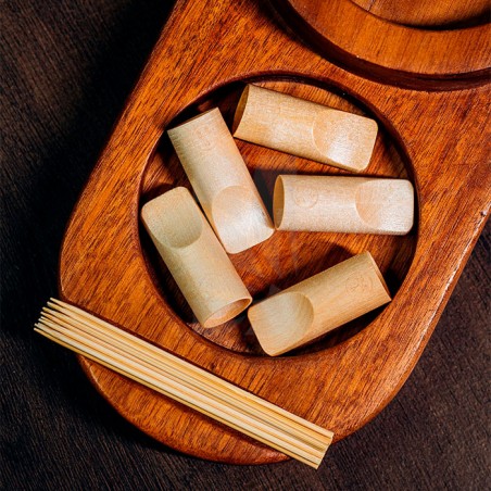 CANNAGAR Bocchino piccolo in legno 1 pz