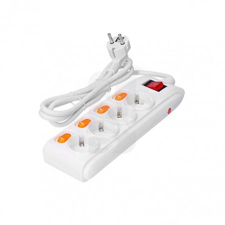 Buy 4-socket, 4-switch power strip - Indoor Growing