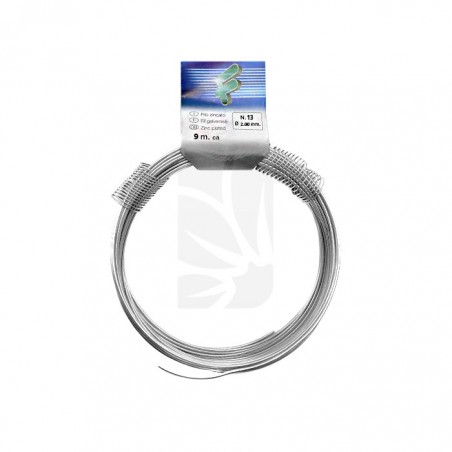 Zinc-plated wire No. 13 2mm x 9m | Hydroponics Blanes