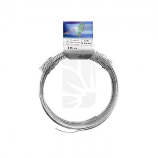 Zinc-plated wire No. 15 2.50mm x 6m for indoor cultivation