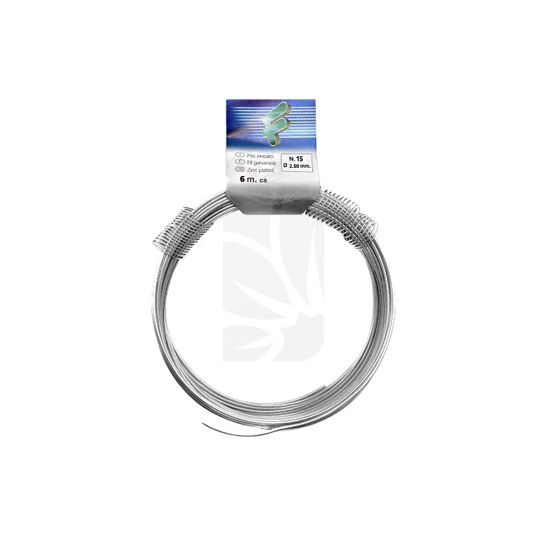 Arame Zincado Nº 15 2,50mm x 6 m.