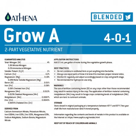 Grow A 3.78 Litros Athena