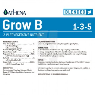 GROW B - ATHENA PRODUCTS