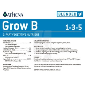 GROW B - ATHENA PRODUCTS