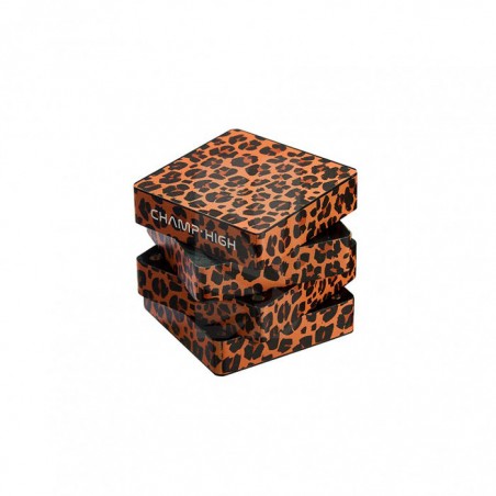 Grinder Cuadrado Leopard 4 partes