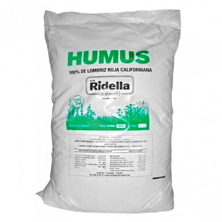 Humus de Lombriz 20 Kg Los Ridella