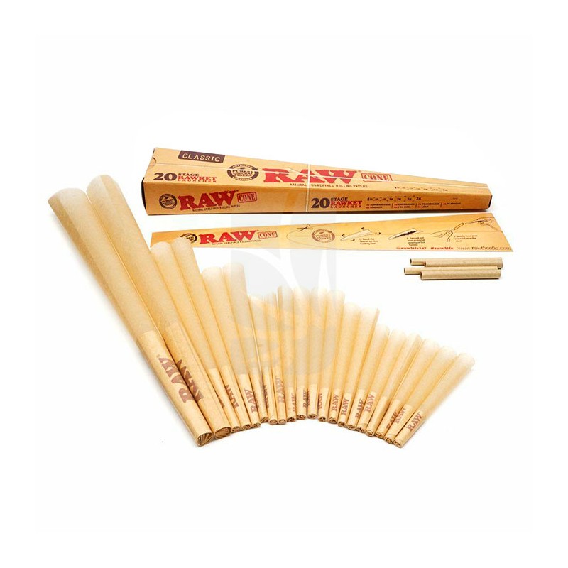 RAW Classic 20 Stage Rawket launcher Cones RAW Classic 20 Stage Rawket launcher Cones