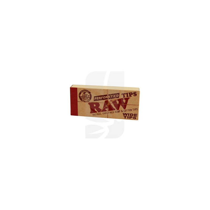 RAW Perforated Natural Wide 50 Tips RAW Perforated Natural Wide 50 Tips
