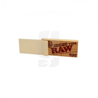 RAW Perforated Natural Wide 50 Tips