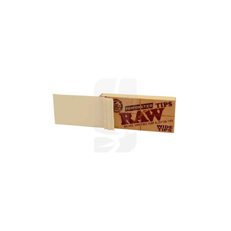 RAW Perforated Natural Wide 50 Tips