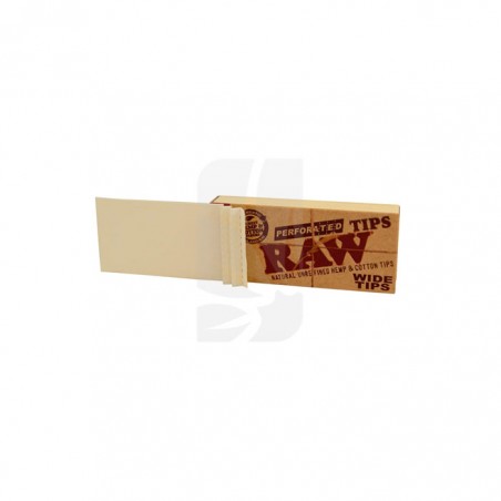 RAW Perforé Natural Wide 50 Tips