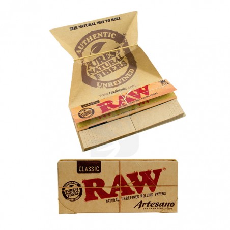 Papeles de Liar en King Size Artesano Classic de RAW