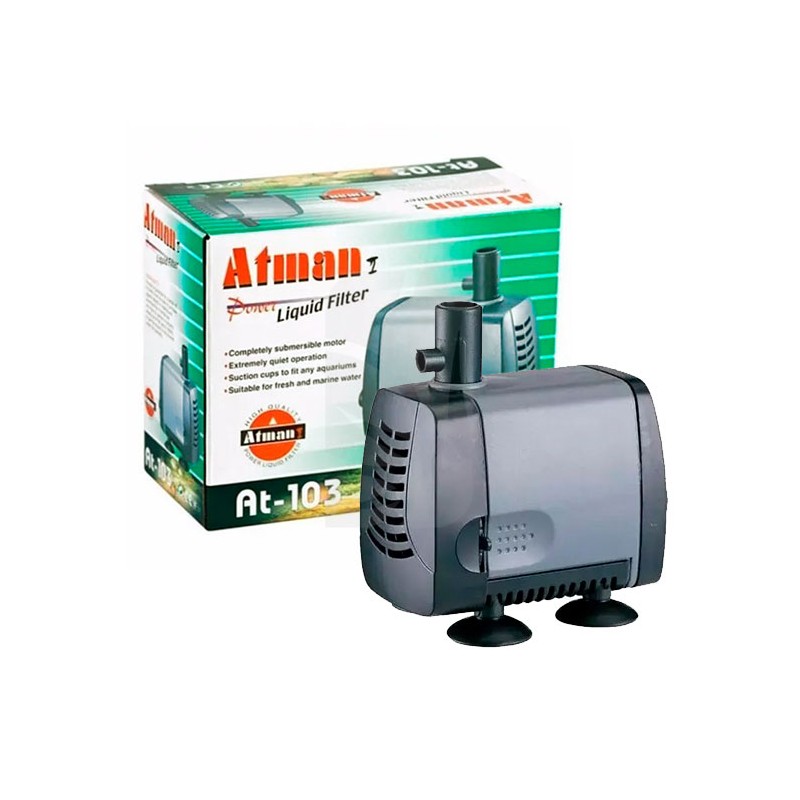 BOMBA AGUA ATMAN AT-103 (1.300 L/H) H120 CM BOMBA AGUA ATMAN AT-103 (1.300 L/H) H120 CM