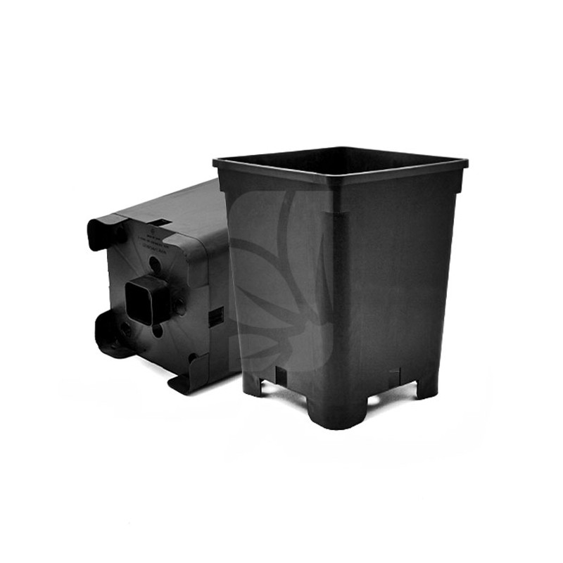 Black CC Pot 7 L (18.5 x 18.5 x 25 cm)