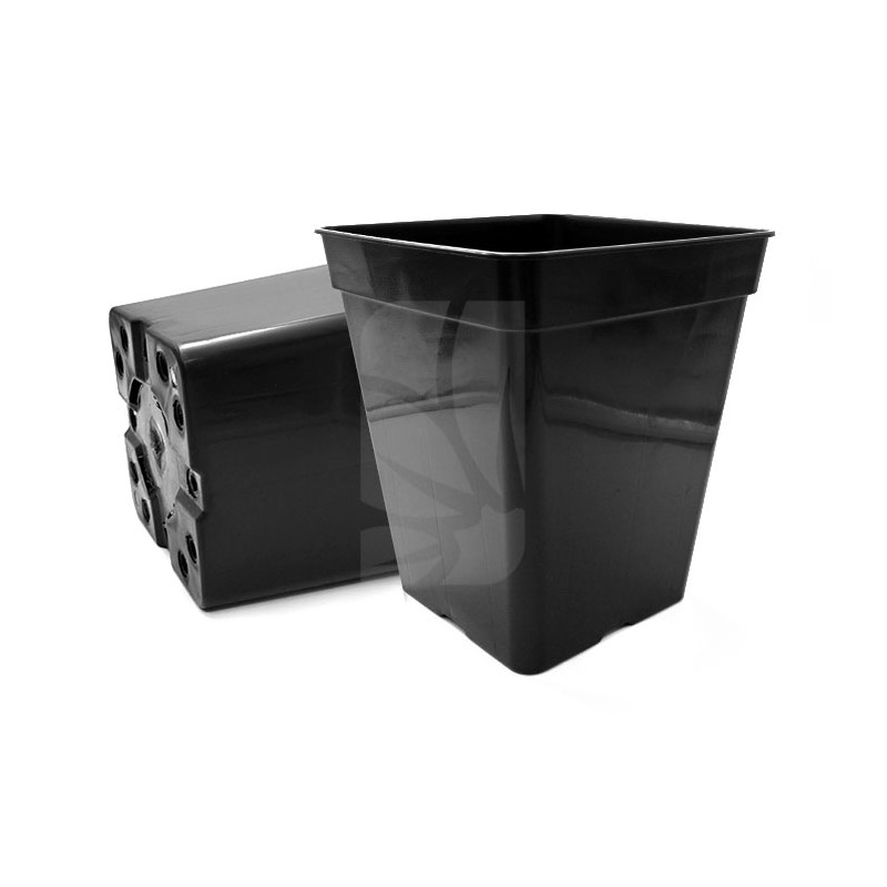 Black Square Pot 11 L – 22 x 22 x 26 cm Black Square Pot 11 L – 22 x 22 x 26 cm