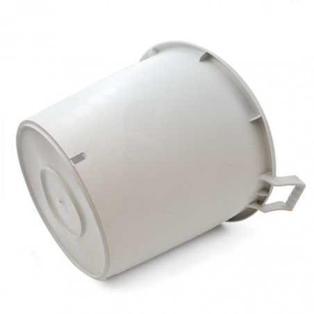 Maceta redonda blanca 36 Litros 40 x 36 cm.