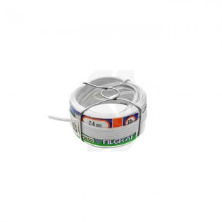 Hilo plastificado blanco c/ dispensador