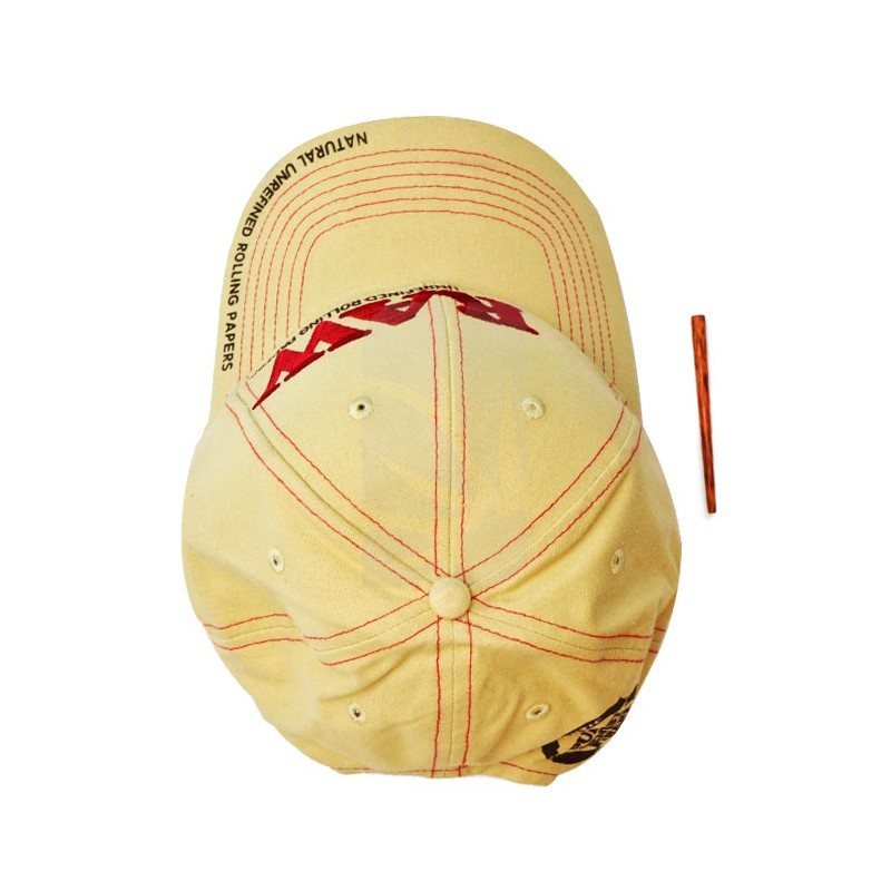 Gorra RAW Beige + Poker (prensador) - MERCHANDISING RAW®