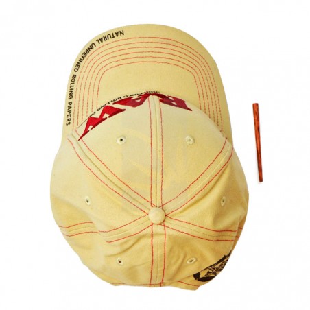 Casquette RAW Beige + Poker (Presseur)