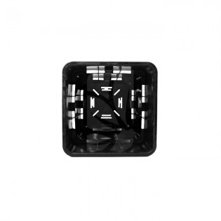 MACETA AIR MAX NEGRA 20 X 20 X 27 7 Litros