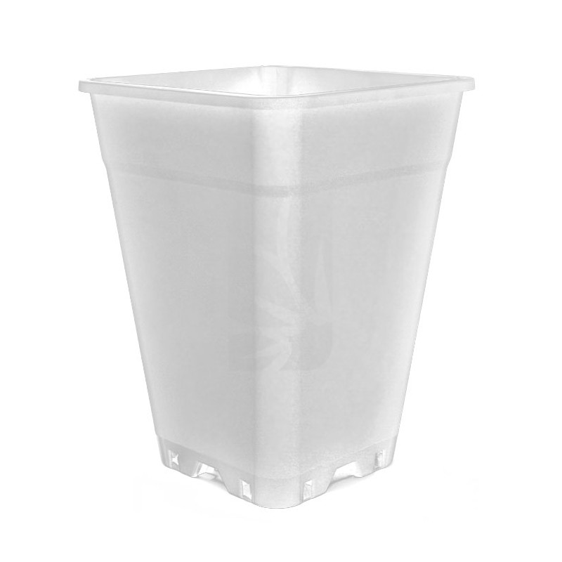 MACETA ANTIESTRES 26 X 26 X 40 (18 L) BLANCA