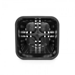 Buy black square pot 14 L. 28 x 28 x 28 cm.