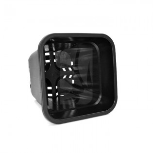 Buy black square pot 14 L. 28 x 28 x 28 cm.