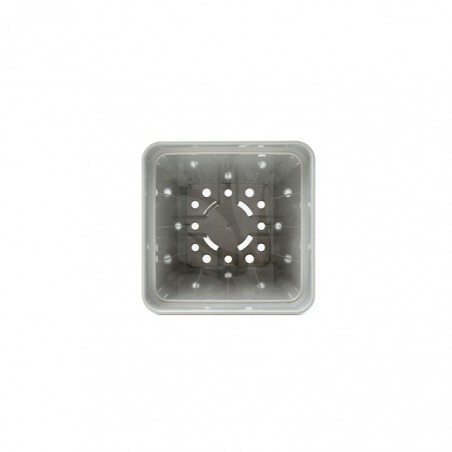 Weißer Quadratischer Topf 18 x 18 x 25 cm (5,5 L)