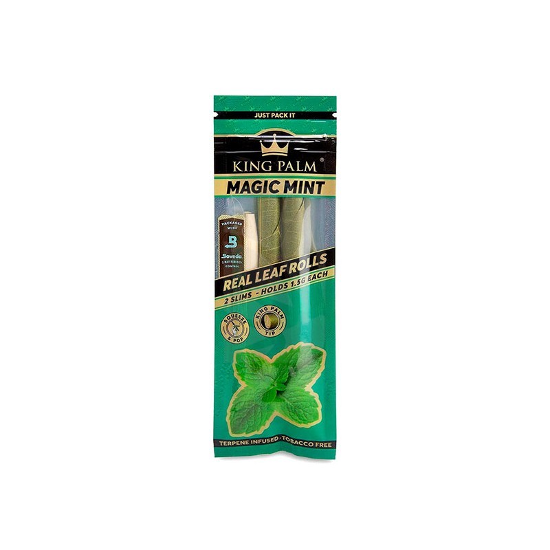 King Palm Magic Mint – 2 Mini Rolls