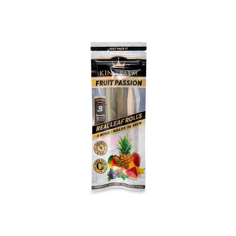 King Palm Fruit Passion - 2 Minis Rollos King Palm Fruit Passion - 2 Minis Rollos