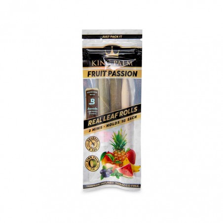 King Palm Fruit Passion - 2 Minis Rollos