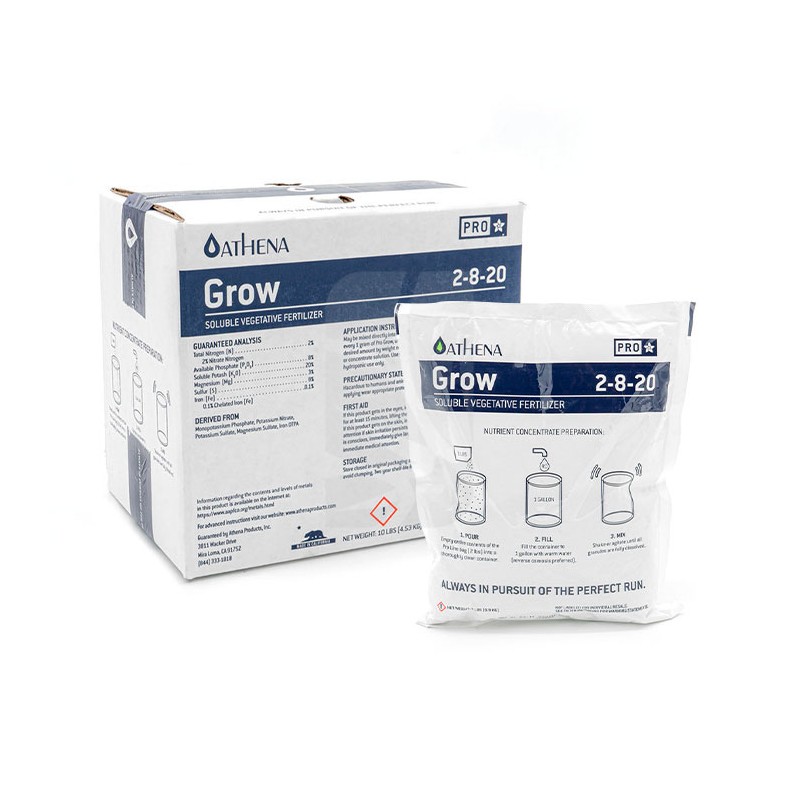 Pro Grow Caja 4.53 Kg. Athena Pro Grow Caja 4.53 Kg. Athena
