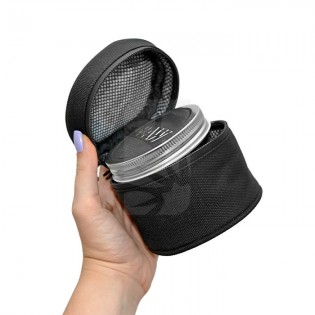 RAW Glass Jar with Cozy Sleeve 295 ml