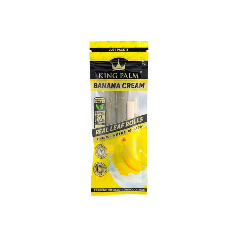 King Palm Banane 2 Mini Rouleaux